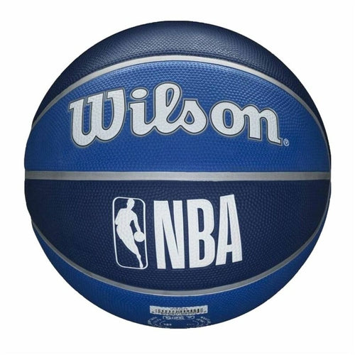 Basketball Ball Wilson Nba Team Tribute Dallas Mavericks Blue Natural