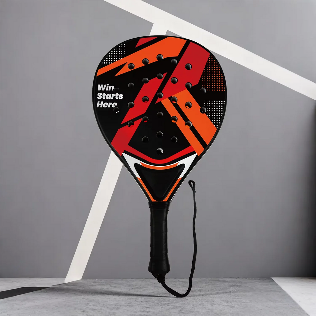 Budget-Friendly Padel Tennis Racket for Beginners Intermediates Durable Anti-Vibration Handle Plastic Grip